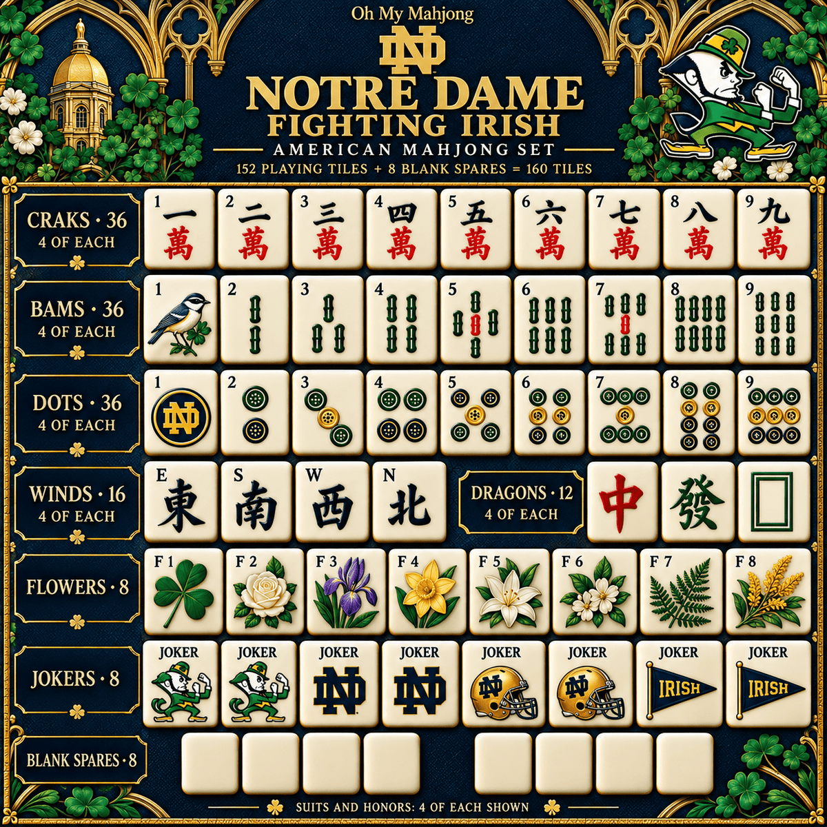 NDFI Premium Mahjong Set Signature NHVH