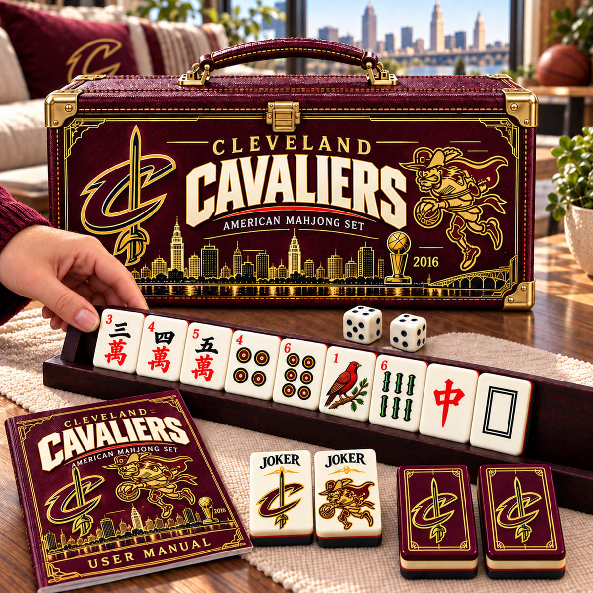 Premium CVLR Mahjong Tiles Set PVNA