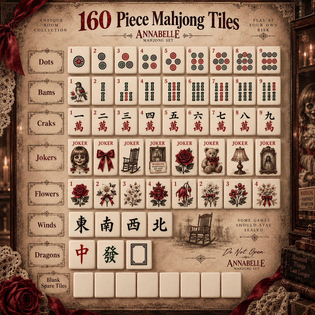 Premium ANBL Mahjong Tiles Set TNSM