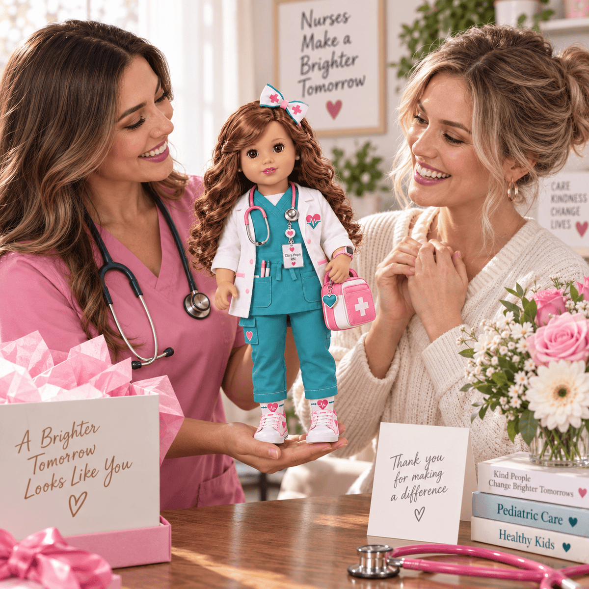 Premium NURSE Commemorative Collector Doll NTNA