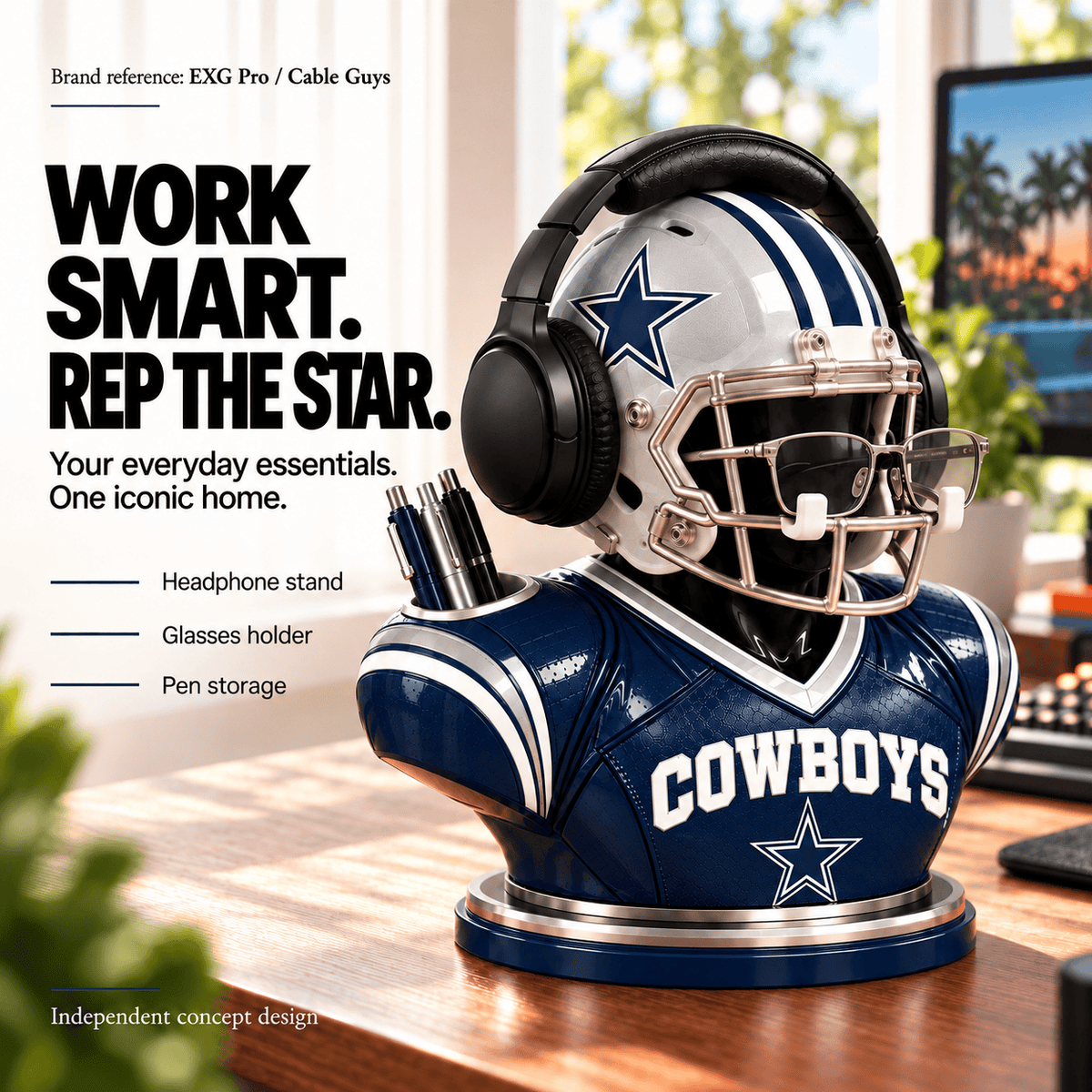 DLCB 3-in-1 Desk Organizer DNBN