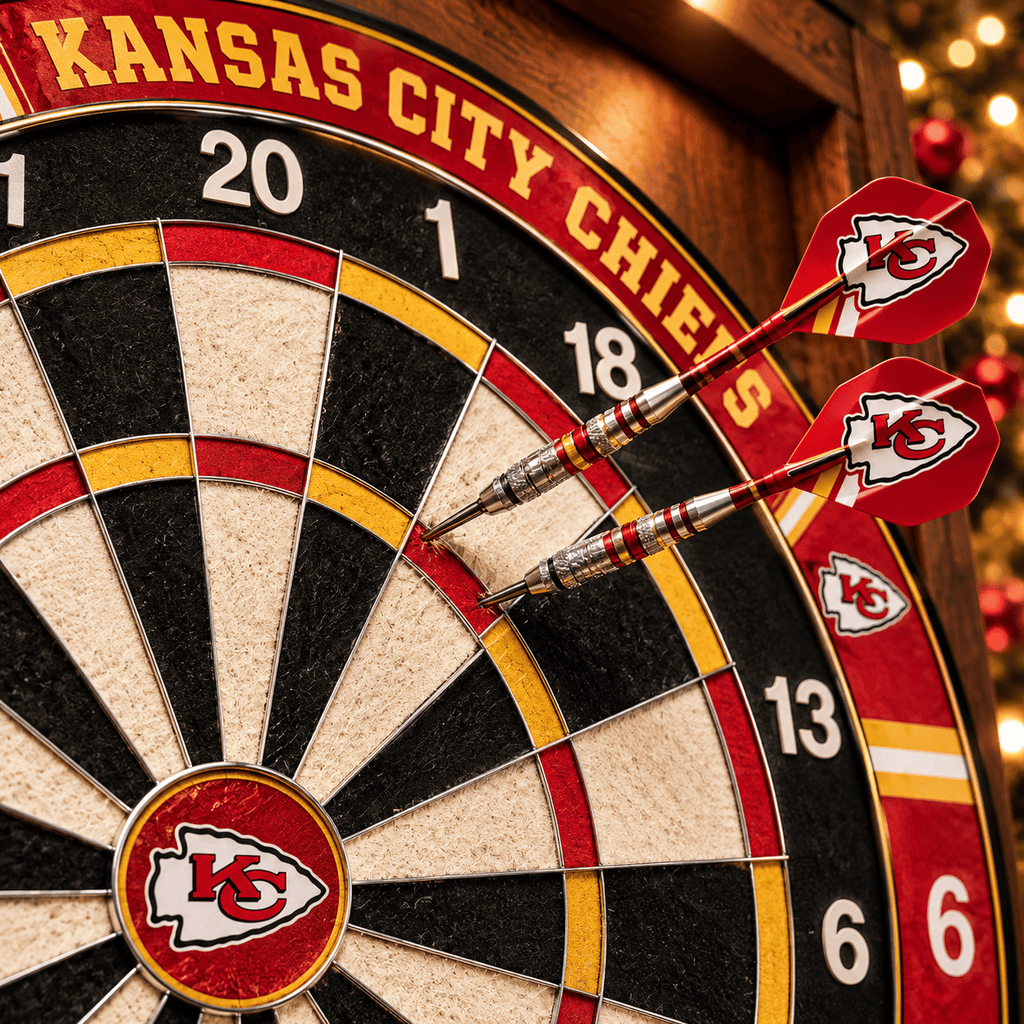 KCC Premium Dartboard Cabinet Set – Wall-Mounted Dart Game PNPA